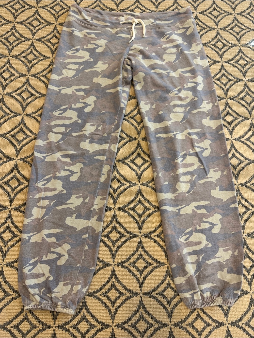 Monrow Knit sweatpant camo XS